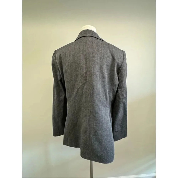 CALVIN KLEIN Womens Gray Suit Jacket Petites Size: 10 - Picture 10 of 15